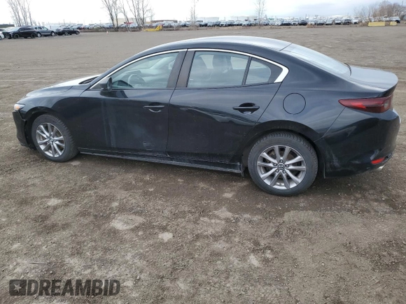2019 Mazda 3 S Carbon Edition with VIN JM1BPBCM0K1124992, listed as a Copart auction lot 54590625 with 176,932 mi miles and Salvage title. Bid and sale history available at DreamBid. Image 2.