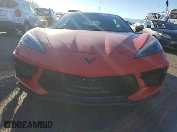 2020 Chevrolet Corvette 2LT with VIN 1G1Y72D46L5104435, listed as a Copart auction lot 84253844 with 0 mi miles and Salvage Title. Bid and sale history available at carsss.com. Image 5.
