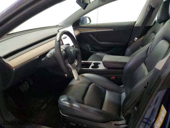 2022 Tesla Model 3 with VIN 5YJ3E1EA3NF370714, listed as a Copart auction lot 52811415 with 84,368 mi miles and Clean Title. Bid and sale history available at carsss.com. Image 7.