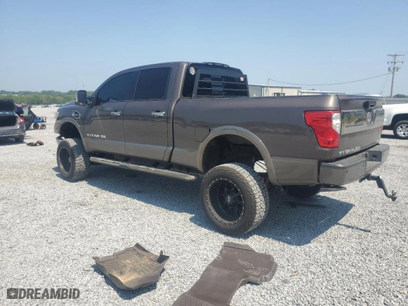 2018 Nissan Titan XD Platinum Reserve with VIN 1N6BA1F4XJN540897, listed as a Copart auction lot 68267334 with 109999 miles and Salvage Title. Bid and sale history available at carsss.com. Image 2.