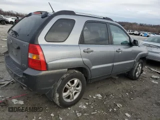 2005 Kia Sportage LX with VIN KNDJE723X57064082, listed as a Copart auction lot 86177214 with Not Provided miles and Salvage Title. Bid and sale history available at carsss.com. Image 3.