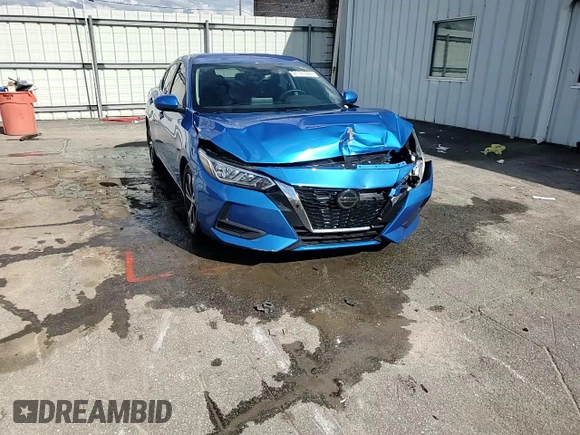 2020 Nissan Sentra SV with VIN 3N1AB8CV3LY290803, listed as a Copart auction lot 51131655 with 39,764 mi miles and Salvage Title. Bid and sale history available at DreamBid. Image 14.