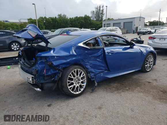 2022 Lexus RC 350 z VIN JTHDZ5BC2N5025759, wystawiony jako Copart lot #66917074 z przebiegiem 25 231 mil mil oraz Nie do naprawy • Non repairable. Historia ofert i sprzedaży dostępna na DreamBid. Obrazek 3.