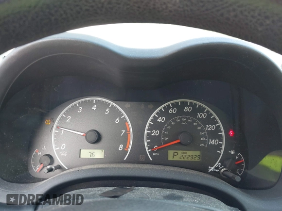 2011 Toyota Corolla L with VIN 2T1BU4EEXBC574462, listed as a IAAI auction lot 42201077 with 222,929 mi miles and . Bid and sale history available at DreamBid. Image 7.