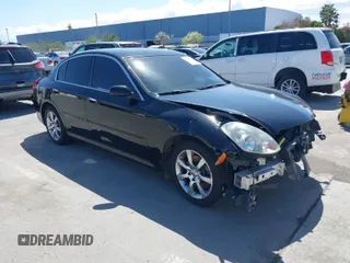 2006 Infiniti G35 with VIN JNKCV51E26M513563, listed as a IAAI auction lot 41949938 with 137,972 mi miles. Bid and sale history available at carsss.com. Image 1.
