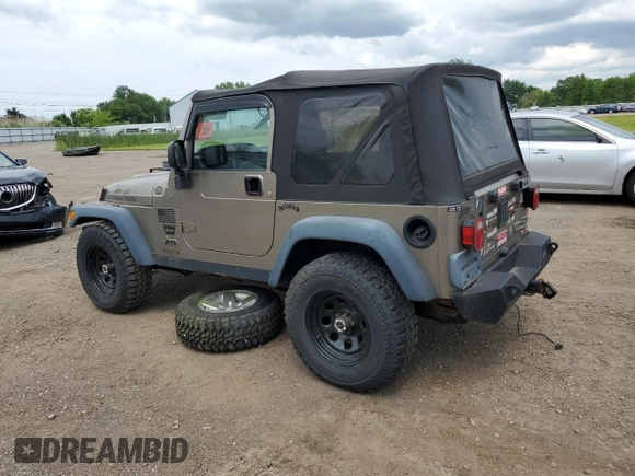 2004 Jeep Wrangler Rubicon z VIN 1J4FA69S24P713388, wystawiony jako Copart lot #61196515 z przebiegiem 155 092 mil mil oraz Czysty tytuł • Clean title. Historia ofert i sprzedaży dostępna na DreamBid. Obrazek 2.