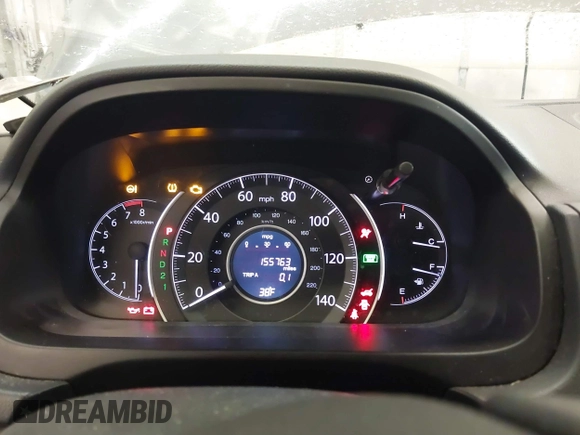 2014 Honda CR-V LX with VIN 2HKRM3H36EH530799, listed as a IAAI auction lot 41558422 with 155,763 mi miles. Bid and sale history available at carsss.com. Image 7.