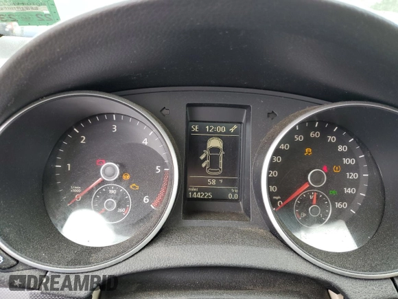 2012 Volkswagen Jetta TDI with VIN 3VWPL7AJ6CM648205, listed as a Copart auction lot 55226295 with 144,225 mi miles and Clean title. Bid and sale history available at DreamBid. Image 9.