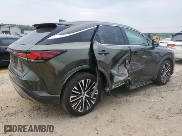 2024 Lexus RX 350 with VIN 2T2BAMBA8RC024709, listed as a Copart auction lot 57341135 with 20,134 mi miles and Salvage title. Bid and sale history available at DreamBid. Image 3.