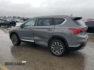 2021 Hyundai Santa Fe Limited with VIN 5NMS4DAL3MH332520, listed as a Copart auction lot 43326735 with 56,548 mi miles and Salvage Title. Bid and sale history available at carsss.com. Image 2.