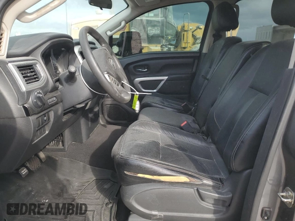 2016 Nissan Titan S with VIN 1N6BA1F14GN517646, listed as a Copart auction lot 46037735 with 147,654 mi miles and Salvage title. Bid and sale history available at DreamBid. Image 7.