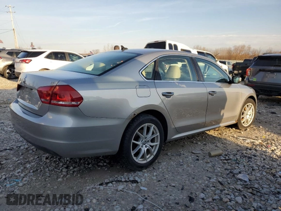 2013 Volkswagen Passat SE w/Sunroof & Nav with VIN 1VWBP7A34DC054196, listed as a Copart auction lot 51770695 with 231,922 mi miles and Clean Title. Bid and sale history available at carsss.com. Image 3.