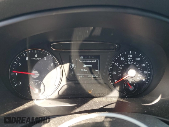 2017 Kia Sorento EX with VIN 5XYPHDA17HG273545, listed as a Copart auction lot 77489334 with 102,202 mi miles and Salvage Title. Bid and sale history available at carsss.com. Image 9.