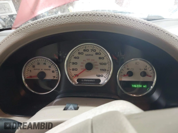 2007 Ford F-150 XLT with VIN 1FTPW14567FB43938, listed as a IAAI auction lot 42530847 with 146,334 mi miles and . Bid and sale history available at DreamBid. Image 7.