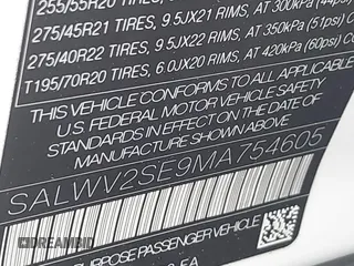 2021 Land Rover Range Rover Sport Autobiography z VIN SALWV2SE9MA754605, wystawiony jako IAAI lot #42387718 z przebiegiem 70 682 mil mil oraz . Historia ofert i sprzedaży dostępna na DreamBid. Obrazek 9.