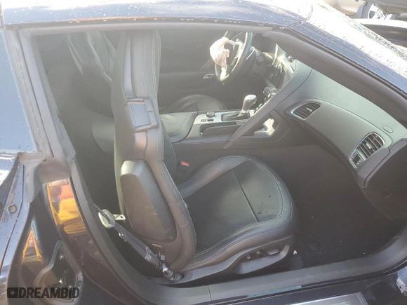 2014 Chevrolet Corvette Stingray 2LT with VIN 1G1YD2D73E5106861, listed as a Copart auction lot 76028364 with 23,483 mi miles and Salvage Title. Bid and sale history available at carsss.com. Image 10.