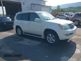 2005 Lexus GX 470 z VIN JTJBT20X250090863, wystawiony jako IAAI lot #42445724 z przebiegiem 145 374 mil mil oraz . Historia ofert i sprzedaży dostępna na DreamBid. Obrazek 1.