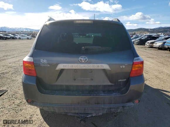2008 Toyota Highlander with VIN JTEES41A982080019, listed as a Copart auction lot 49514185 with 206,288 mi miles and Clean Title. Bid and sale history available at carsss.com. Image 6.