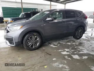 2021 Honda CR-V EX-L with VIN 5J6RW1H85MA002424, listed as a Copart auction lot 48469465 with 48,247 mi miles and Salvage Title. Bid and sale history available at carsss.com. Image 1.