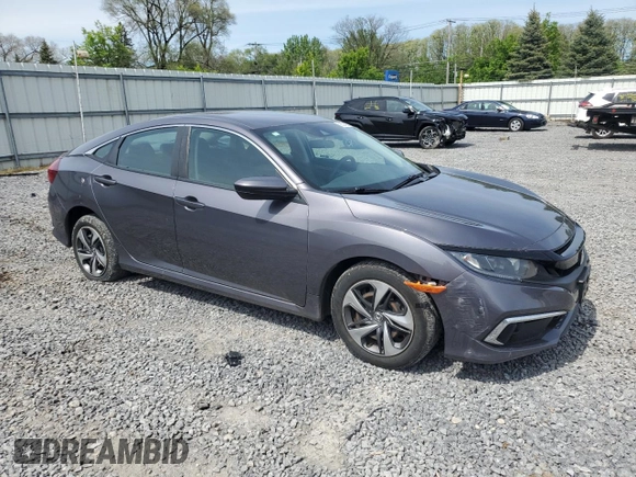 2020 Honda Civic LX z VIN 2HGFC2F67LH514051, wystawiony jako Copart lot #58304235 z przebiegiem 60 765 mil mil oraz Szkoda całkowita • Salvage title. Historia ofert i sprzedaży dostępna na DreamBid. Obrazek 4.