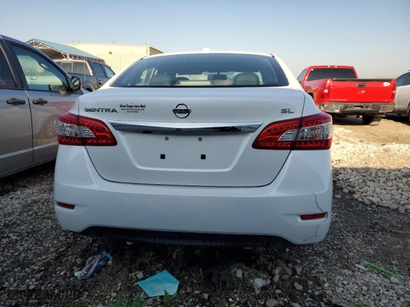 2015 Nissan Sentra SV with VIN 3N1AB7AP0FY360387, listed as a Copart auction lot 52003815 with 139,088 mi miles and Clean Title. Bid and sale history available at carsss.com. Image 6.