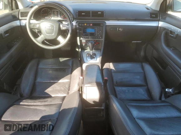2007 Audi A4 2.0T with VIN WAUAF78E57A017762, listed as a Copart auction lot 50234585 with 159,666 mi miles and Salvage Title. Bid and sale history available at carsss.com. Image 8.