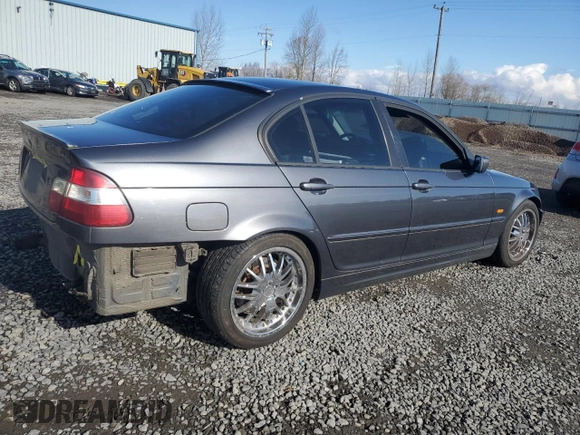 2001 BMW 3 Series 325i with VIN WBAAV33451FU97905, listed as a Copart auction lot 44808975 with 121,506 mi miles and Salvage Title. Bid and sale history available at carsss.com. Image 3.