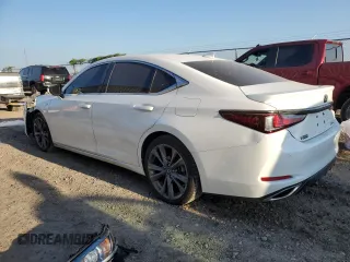 2021 Lexus ES with VIN 58AGZ1B19MU082667, listed as a Copart auction lot 80340464 with 82,447 mi miles and Salvage Title. Bid and sale history available at carsss.com. Image 2.