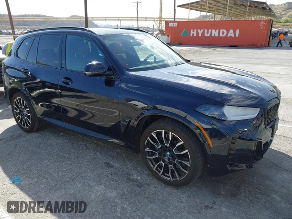 2024 BMW X5 xDrive50e with VIN 5UX43EU08R9S90964, listed as a IAAI auction lot 41690894 with 17,732 mi miles. Bid and sale history available at carsss.com. Image 1.