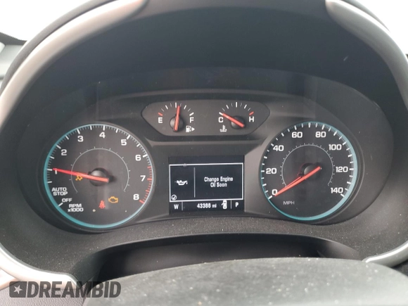2019 Chevrolet Malibu LS with VIN 1G1ZB5ST8KF185753, listed as a Copart auction lot 55351515 with 43,366 mi miles and Clean Title. Bid and sale history available at DreamBid. Image 9.