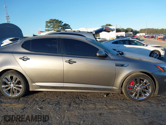 2014 Kia Optima SX Turbo with VIN 5XXGR4A62EG272392, listed as a IAAI auction lot 41236920 with 189,504 mi miles and . Bid and sale history available at DreamBid. Image 13.