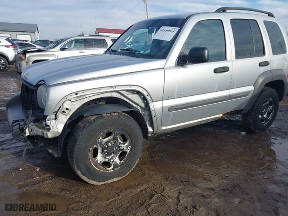 2004 Jeep Liberty Sport with VIN 1J4GL48K04W150870, listed as a IAAI auction lot 41640061 with 183,624 mi miles. Bid and sale history available at carsss.com. Image 6.