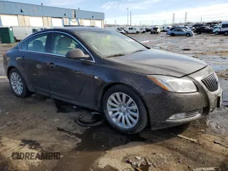 2011 Buick Regal CXL Turbo TO3 with VIN W04GX5GV1B1129123, listed as a Copart auction lot 44267065 with Not provided miles and Salvage title. Bid and sale history available at DreamBid. Image 4.