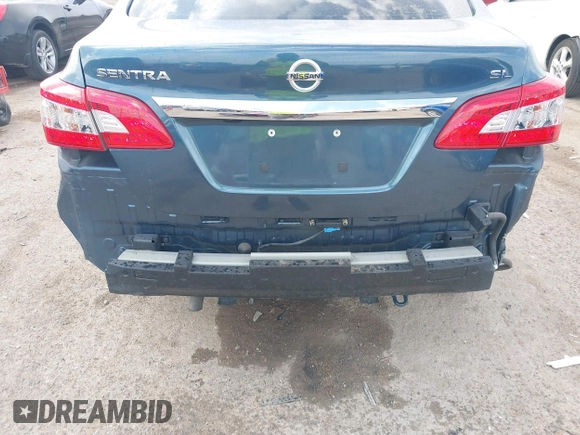 2015 Nissan Sentra S with VIN 3N1AB7AP7FY346826, listed as a IAAI auction lot 41878322 with 96,714 mi miles. Bid and sale history available at carsss.com. Image 6.