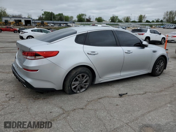 2020 Kia Optima LX with VIN 5XXGT4L37LG443736, listed as a Copart auction lot 53792655 with 32,811 mi miles and Salvage title. Bid and sale history available at DreamBid. Image 3.