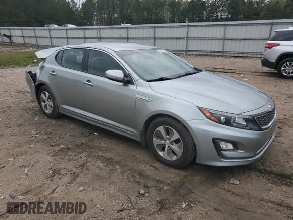 2014 Kia Optima Hybrid LX with VIN KNAGM4AD0E5073615, listed as a Copart auction lot 53137495 with 129,752 mi miles and Salvage Title. Bid and sale history available at carsss.com. Image 4.