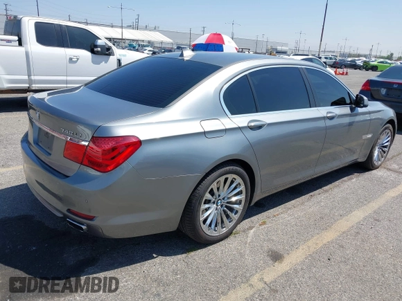 2012 BMW 7 Series 740Li with VIN WBAKB4C50CC576429, listed as a IAAI auction lot 42153378 with 161,168 mi miles and . Bid and sale history available at DreamBid. Image 4.
