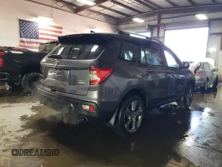 2021 Honda Passport Touring with VIN 5FNYF8H98MB012326, listed as a Copart auction lot 52165835 with 21,679 mi miles and Salvage Title. Bid and sale history available at carsss.com. Image 3.