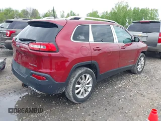 2016 Jeep Cherokee Limited with VIN 1C4PJMDS4GW263260, listed as a IAAI auction lot 42380811 with 187,529 mi miles and . Bid and sale history available at DreamBid. Image 4.