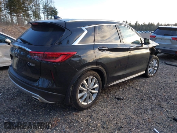 2019 Infiniti QX50 Luxe with VIN 3PCAJ5M34KF126269, listed as a IAAI auction lot 41278165 with 88,413 mi miles and . Bid and sale history available at DreamBid. Image 4.