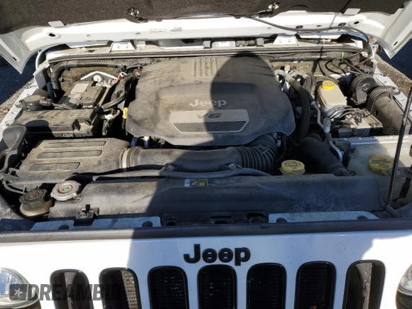 2018 Jeep Wrangler JK Unlimited Sahara with VIN 1C4BJWEG9JL863359, listed as a Copart auction lot 82865114 with 42,607 mi miles and Salvage Title. Bid and sale history available at carsss.com. Image 12.