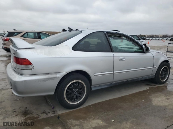 2000 Honda Civic EX with VIN 1HGEJ8242YL039587, listed as a Copart auction lot 44506285 with 215474 miles and Salvage Title. Bid and sale history available at carsss.com. Image 3.