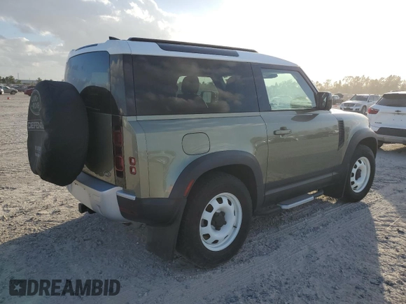 2023 Land Rover Defender S with VIN SALEJ6EX1P2114172, listed as a Copart auction lot 78673644 with Not provided miles and Clean title. Bid and sale history available at DreamBid. Image 3.
