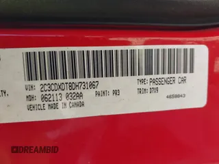 2013 Dodge Charger RT Plus with VIN 2C3CDXDT8DH731067, listed as a IAAI auction lot 41681213 with 1 mi miles. Bid and sale history available at carsss.com. Image 9.
