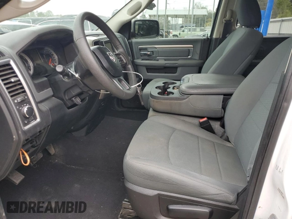 2018 Ram 1500 SLT with VIN 1C6RR6GG2JS315396, listed as a Copart auction lot 45659705 with 108,804 mi miles and Salvage title. Bid and sale history available at DreamBid. Image 7.