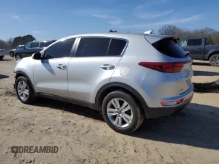 2017 Kia Sportage LX with VIN KNDPM3AC9H7232676, listed as a Copart auction lot 43742805 with 136,794 mi miles and Salvage Title. Bid and sale history available at carsss.com. Image 2.