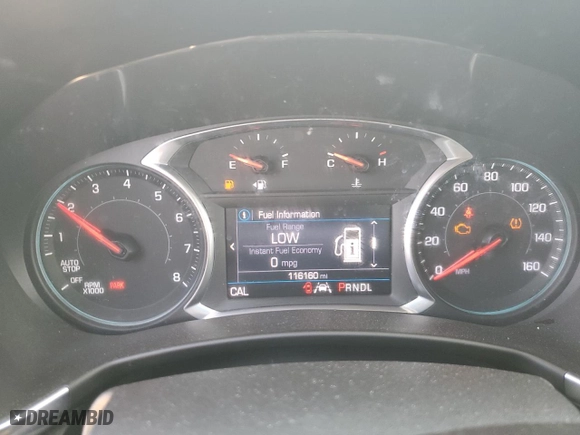2020 Chevrolet Equinox LT with VIN 3GNAXKEV6LS705065, listed as a Copart auction lot 49969785 with 116,160 mi miles and Salvage Title. Bid and sale history available at carsss.com. Image 9.