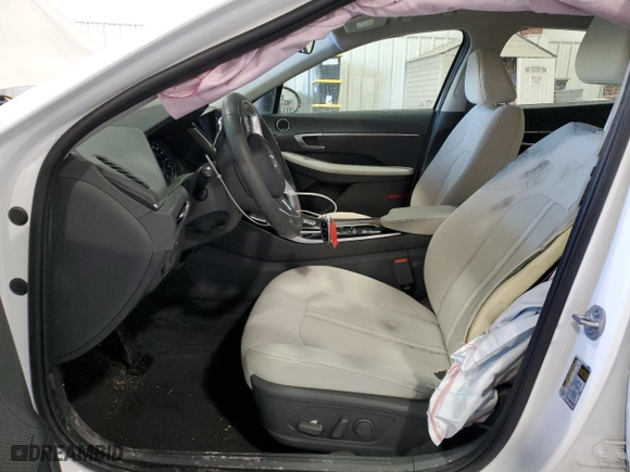 2023 Hyundai Sonata Hybrid SEL with VIN KMHL34JJXPA078014, listed as a Copart auction lot 42442455 with 17,281 mi miles and Salvage Title. Bid and sale history available at carsss.com. Image 7.
