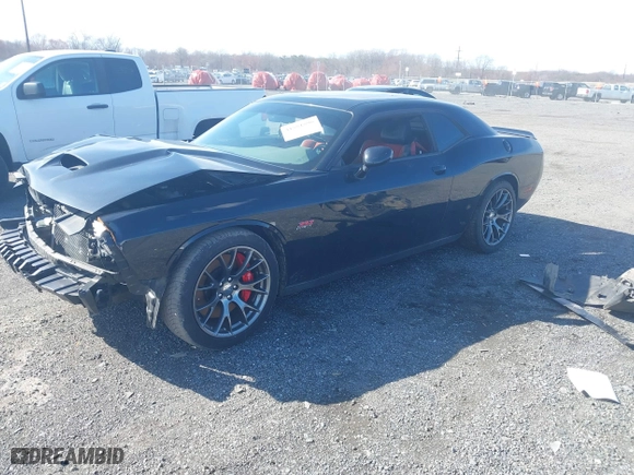 2015 Dodge Challenger SRT 392 with VIN 2C3CDZDJ5FH904816, listed as a IAAI auction lot 41881898 with 100,247 mi miles. Bid and sale history available at carsss.com. Image 16.