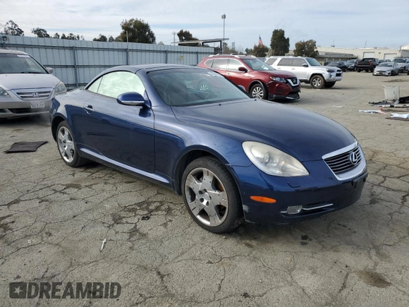 2006 Lexus SC with VIN JTHFN48Y569009647, listed as a Copart auction lot 43081855 with 71,351 mi miles and Salvage Title. Bid and sale history available at carsss.com. Image 4.